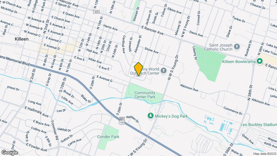 1707 Greenwood Ave Map and Location Details
