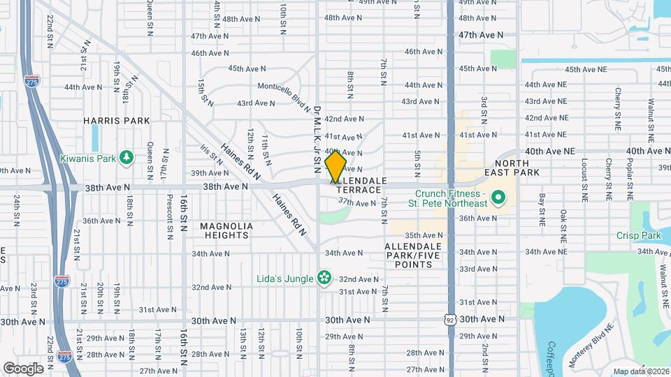 834 38th Ave N Mapa y Detalles de la Ubicación