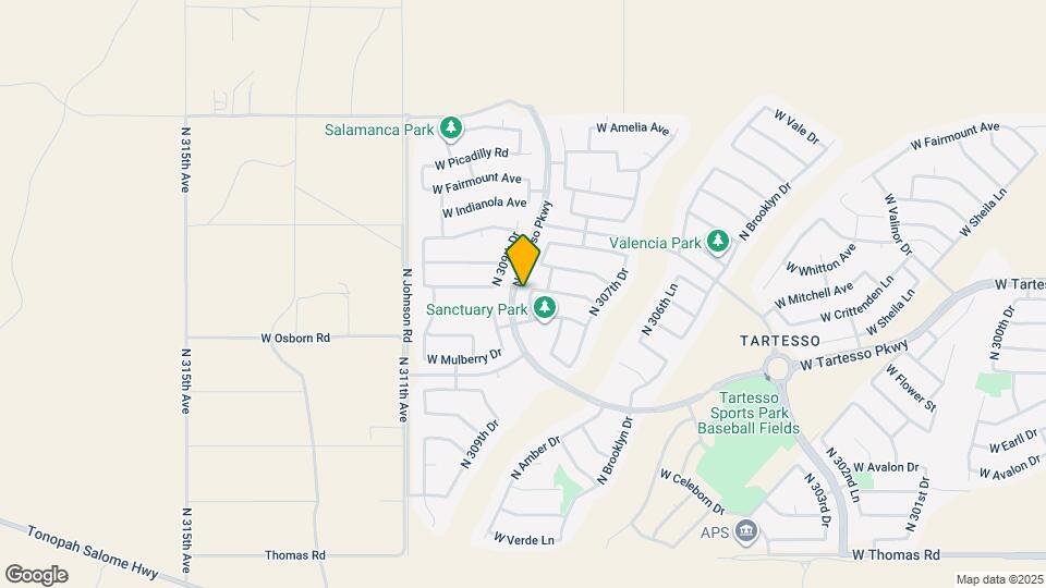 3616 N 308th Ln Map and Location Details