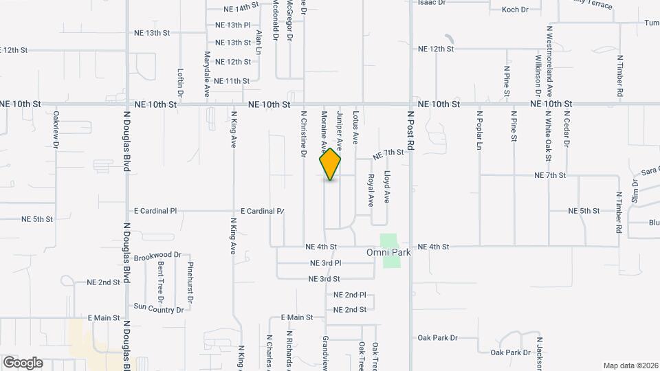 648 Moraine Ave Map and Location Details