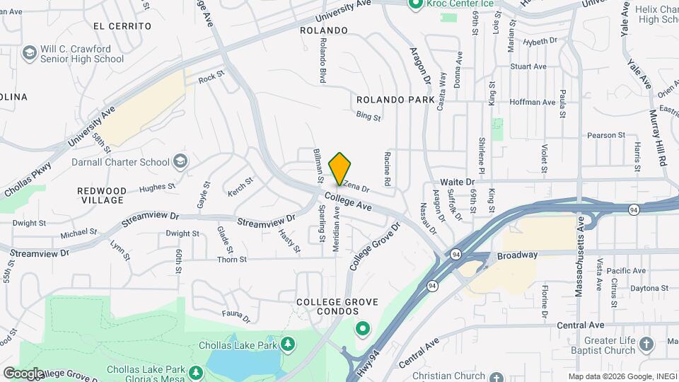 3563 College Ave, Unit 3563 Map and Location Details