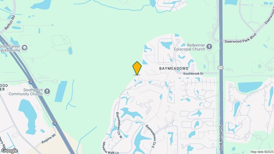 7610 Baymeadows Cir W Map and Location Details