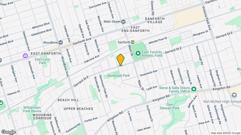 2165B Gerrard St E Map and Location Details