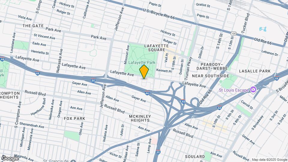 2040 Lafayette Ave Map and Location Details
