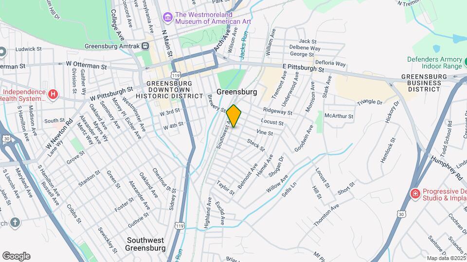 411 Steck St Map and Location Details