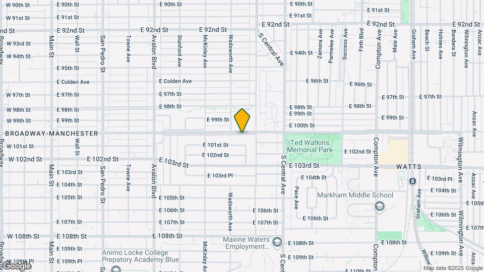922 E Century Blvd Map and Location Details