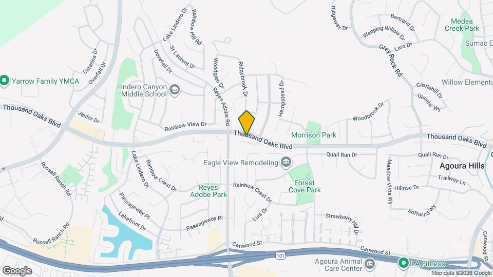 5627 Middle Crest Dr Map and Location Details