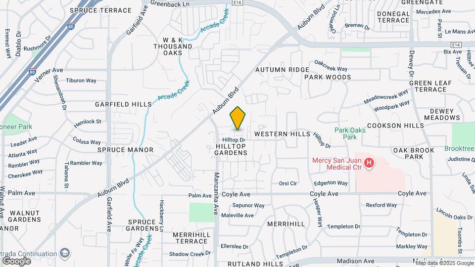 5842 Alorn Ln Map and Location Details