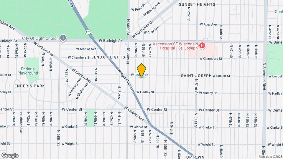 2861 N 58th St Map and Location Details