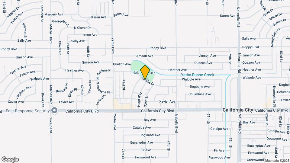 21237 Hugo Way Map and Location Details