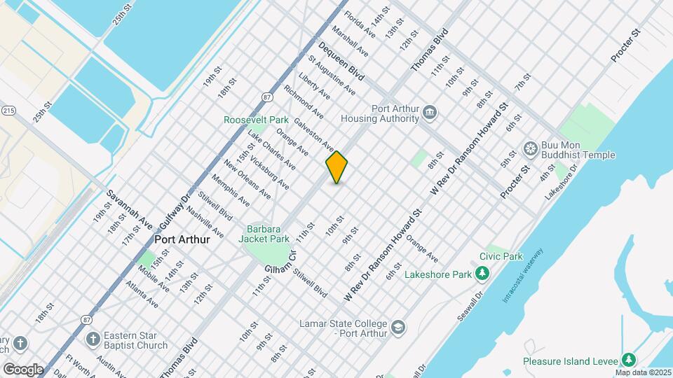 1925 11th St Map and Location Details