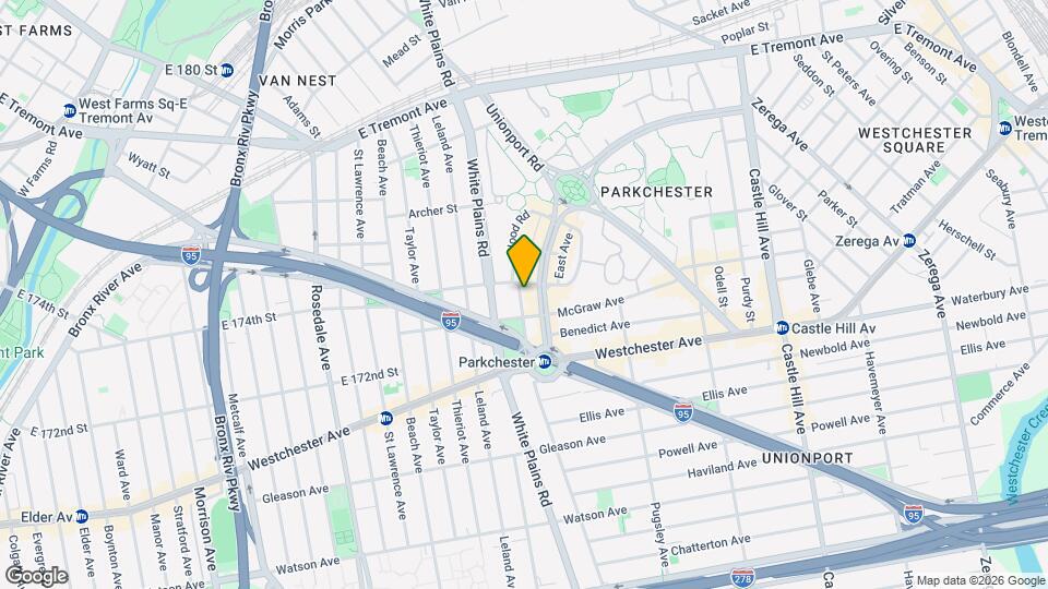 1380 Virginia Ave Map and Location Details