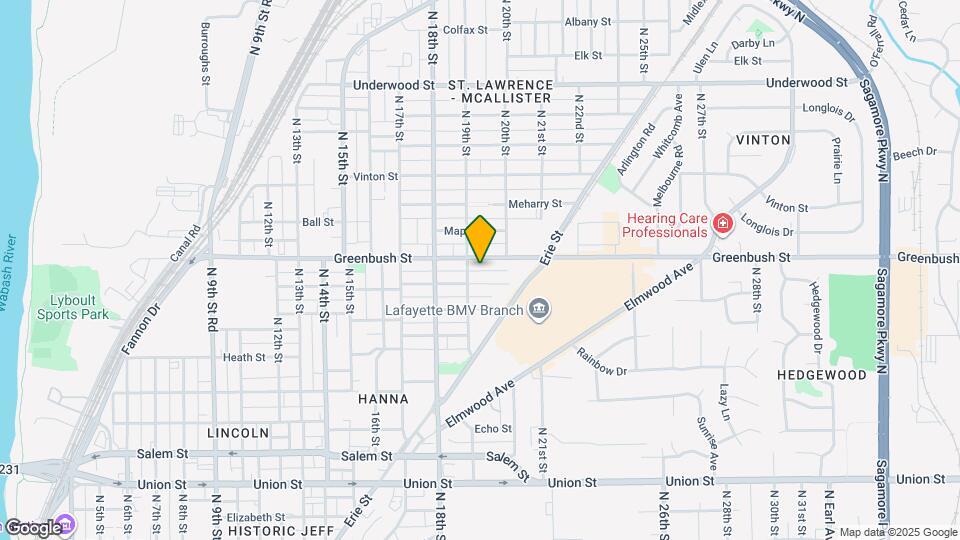 1909 Greenbush St, Unit 1909 Map and Location Details