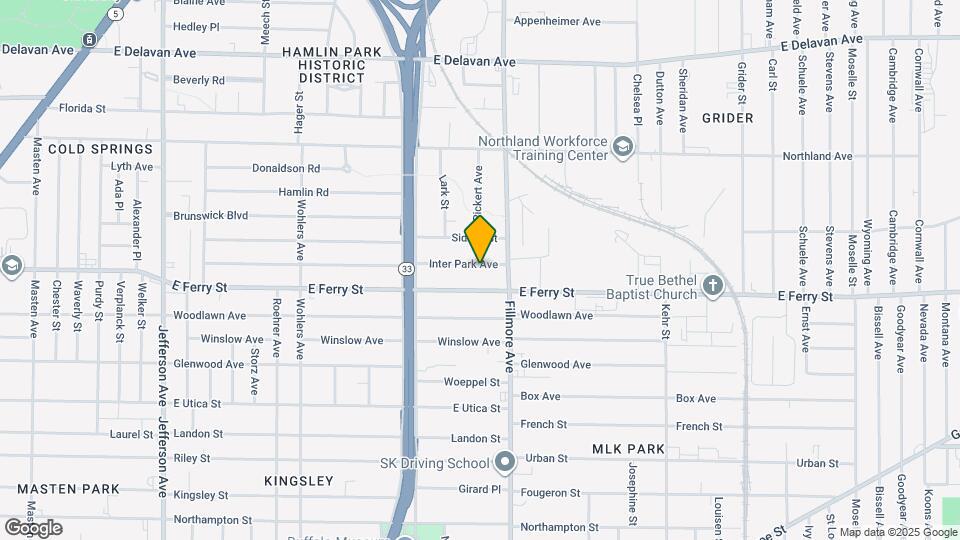 73 Inter Park Ave Map and Location Details