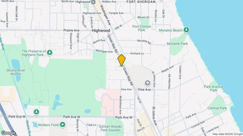 545 Skokie Ave Mapa y Detalles de la Ubicación