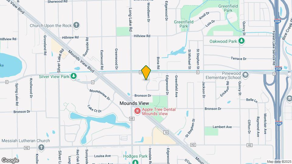 7664 Woodlawn Dr Map and Location Details