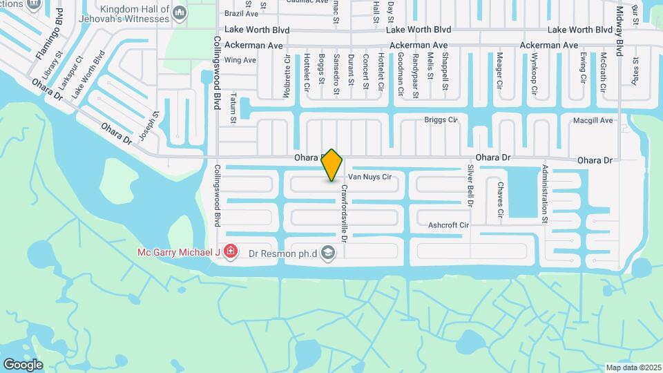 18463 Van Nuys Cir Map and Location Details