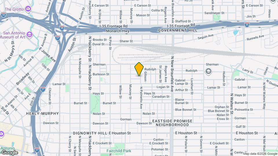 1015 N Palmetto Ave Map and Location Details