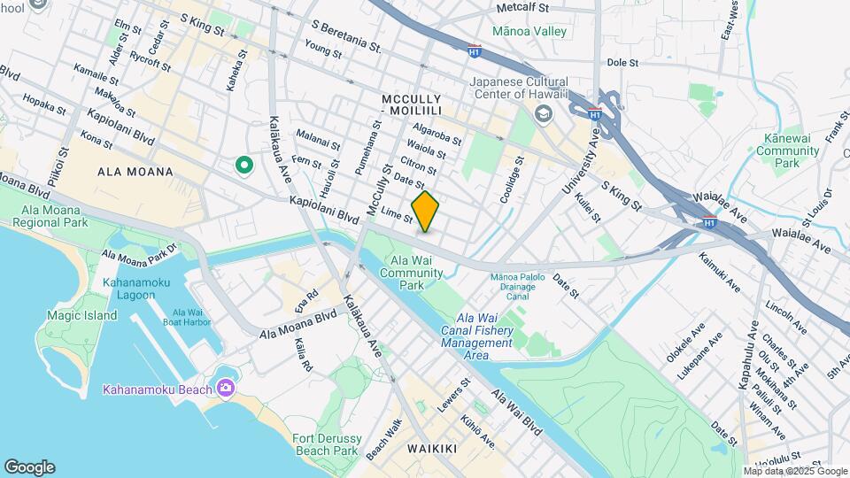 2222 Kapiolani Blvd Map and Location Details