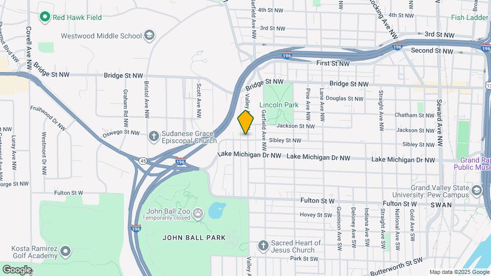 205 Valley Ave NW Map and Location Details