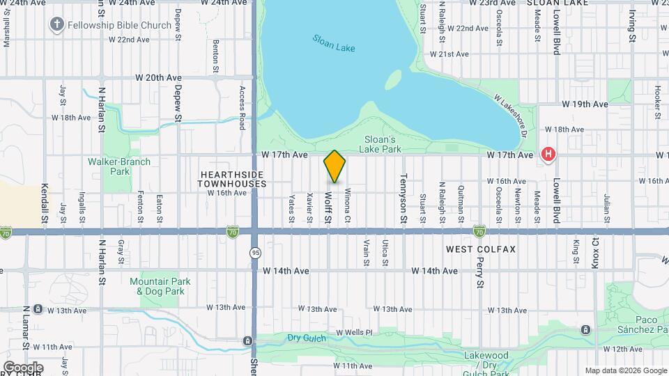 1606 Wolff St Map and Location Details