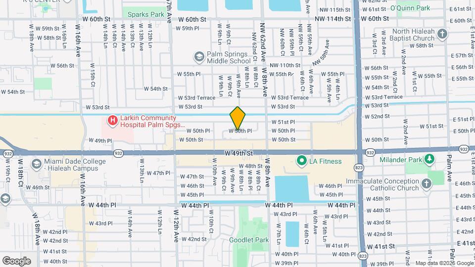 900 W 50th Pl Map and Location Details