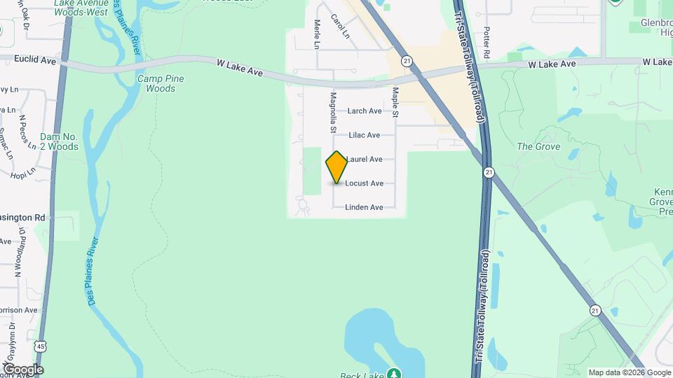 4735 Locust Ave Map and Location Details