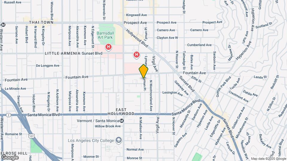 1255 Lyman Pl Mapa y Detalles de la Ubicación