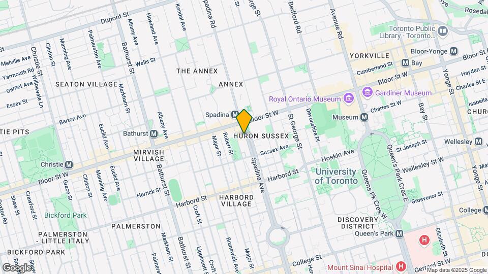 736-1736 Spadina Ave. Map and Location Details