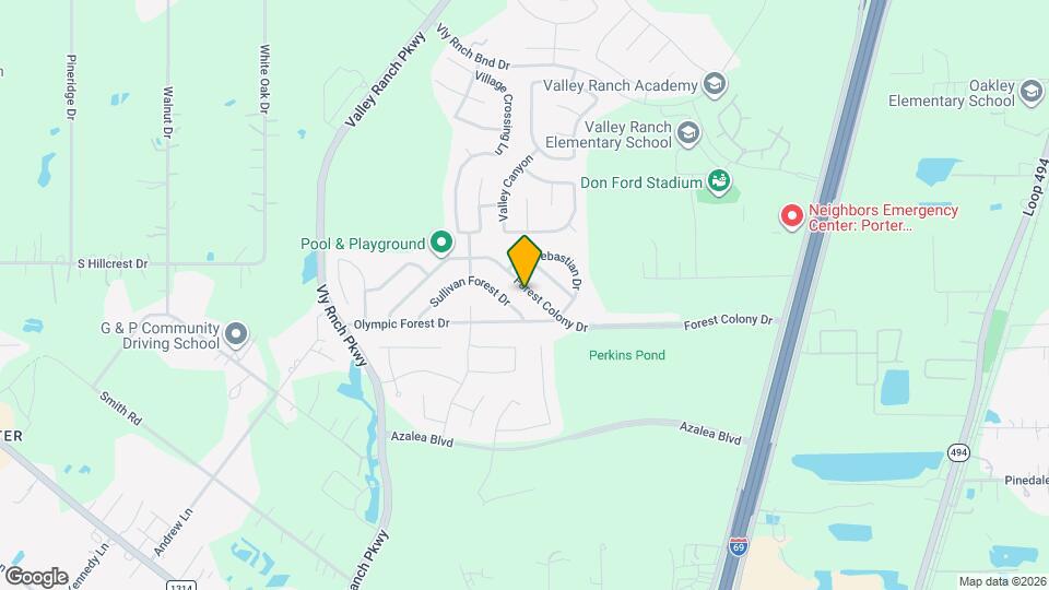 21538 Forest Colony Dr Map and Location Details