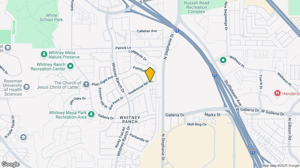 1409 Hawkwood Rd Map and Location Details