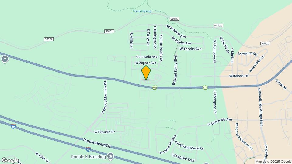 2562 W Cripple Creek Dr Map and Location Details