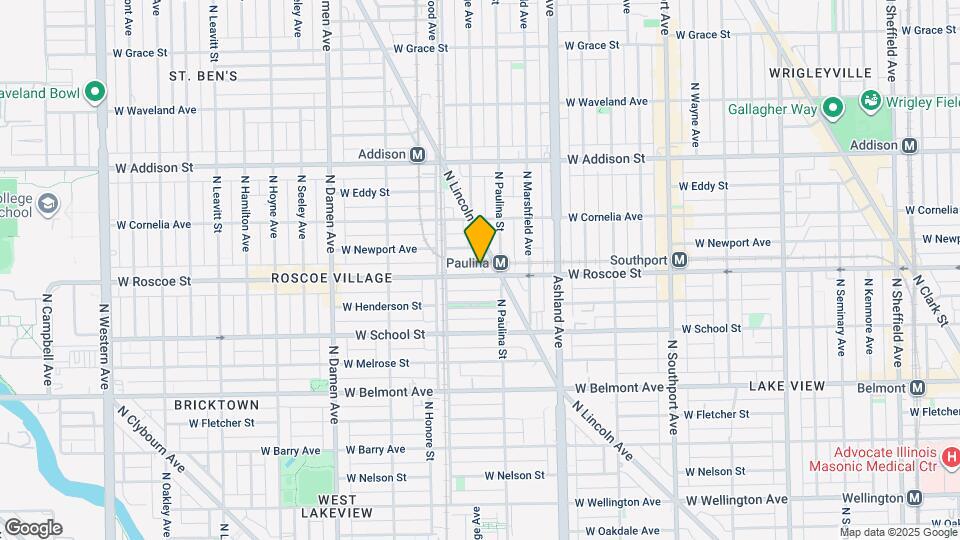 1722 W Roscoe St, Unit 507 Mapa y Detalles de la Ubicación