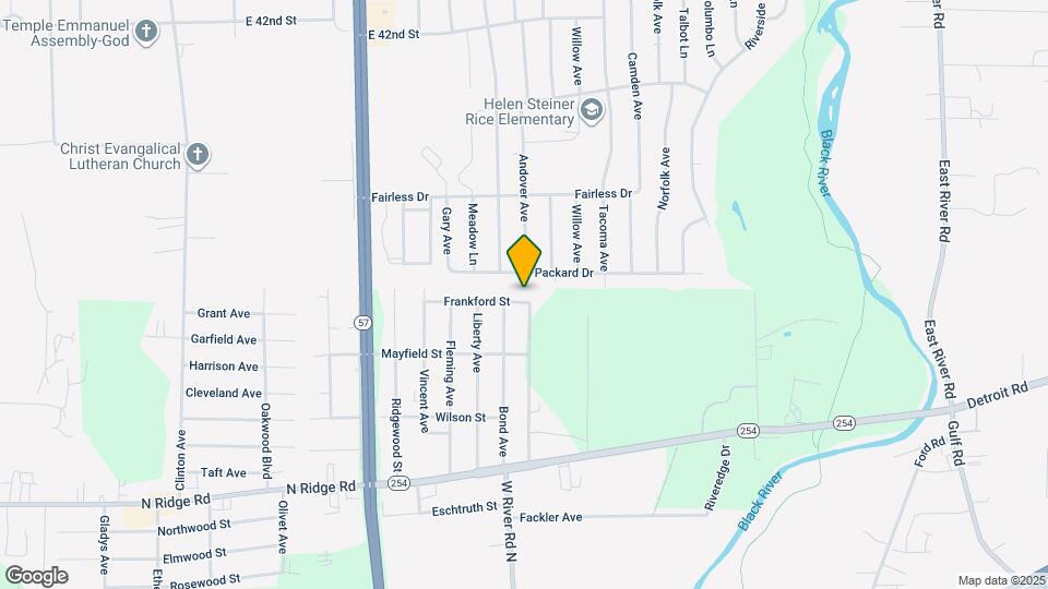 2439 Frankford St Map and Location Details