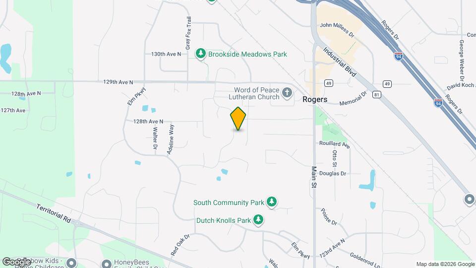 12736 Weber Ln Map and Location Details