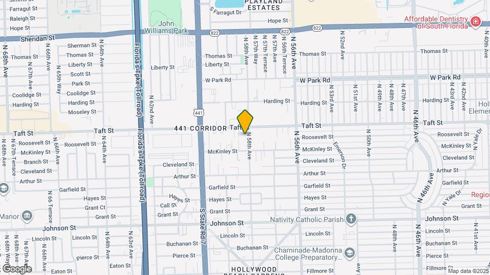 1534 N 58th Ave Map and Location Details