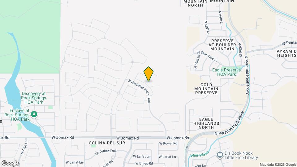 6946 W Buckhorn Trail Map and Location Details