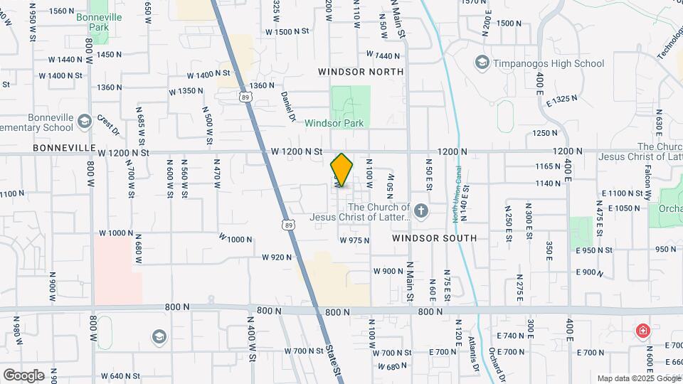 1100 N 185 W-Unit -1106 Map and Location Details