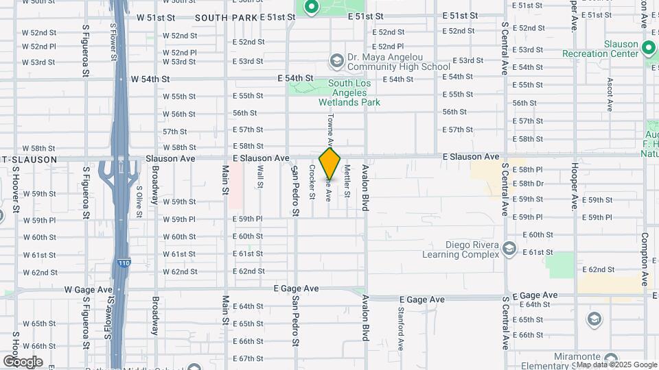 5872 Towne Ave, Unit 5872 Map and Location Details