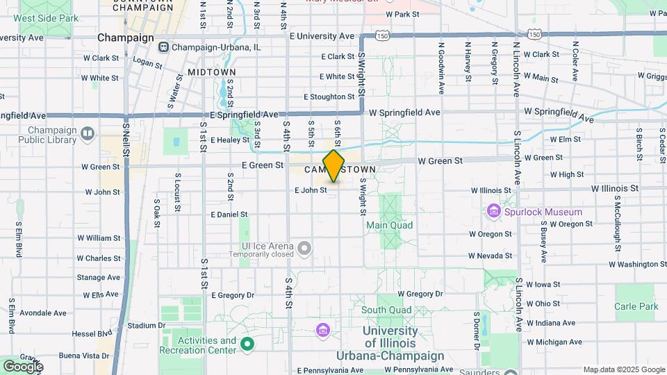 512 E John St, Unit One and a half Map and Location Details