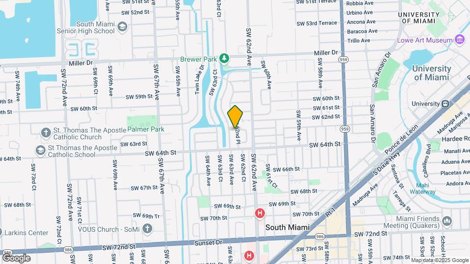 6250 SW 62nd Pl Map and Location Details