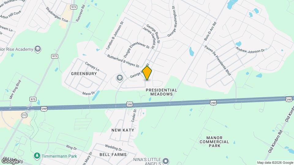 13313 John Tyler St Map and Location Details