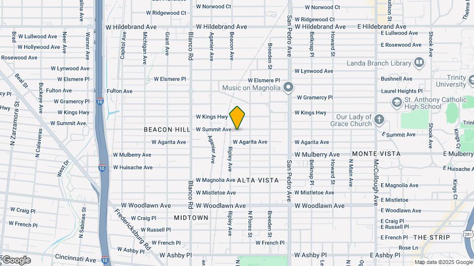 626 W Summit Ave. Map and Location Details