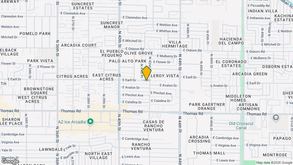 4137 E Earll Dr Map and Location Details
