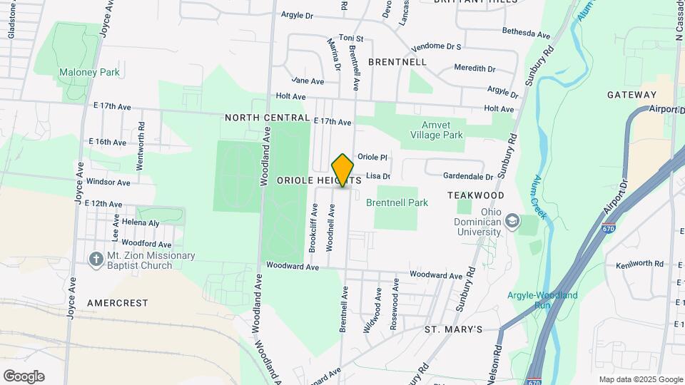 2091 Penrose Dr Map and Location Details