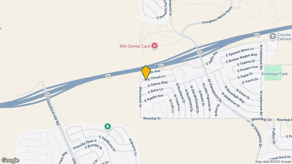 7025 E Thrush Ln Map and Location Details