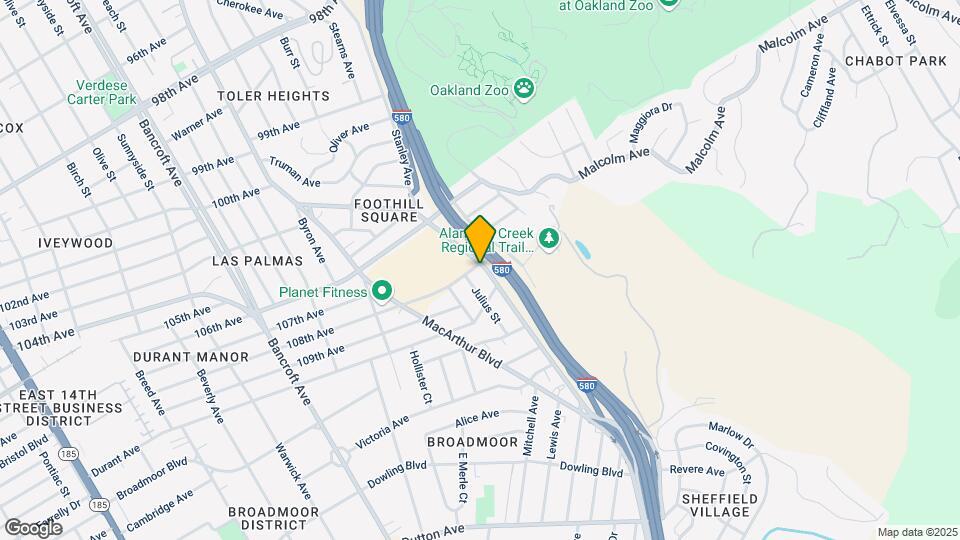 10801 Foothill Blvd-Unit -A Map and Location Details