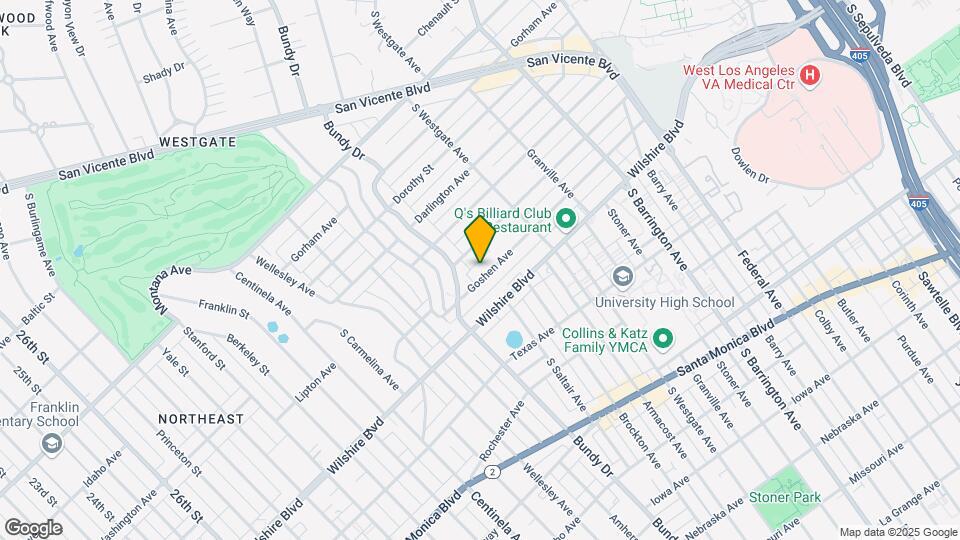 12023 Goshen Ave Mapa y Detalles de la Ubicación