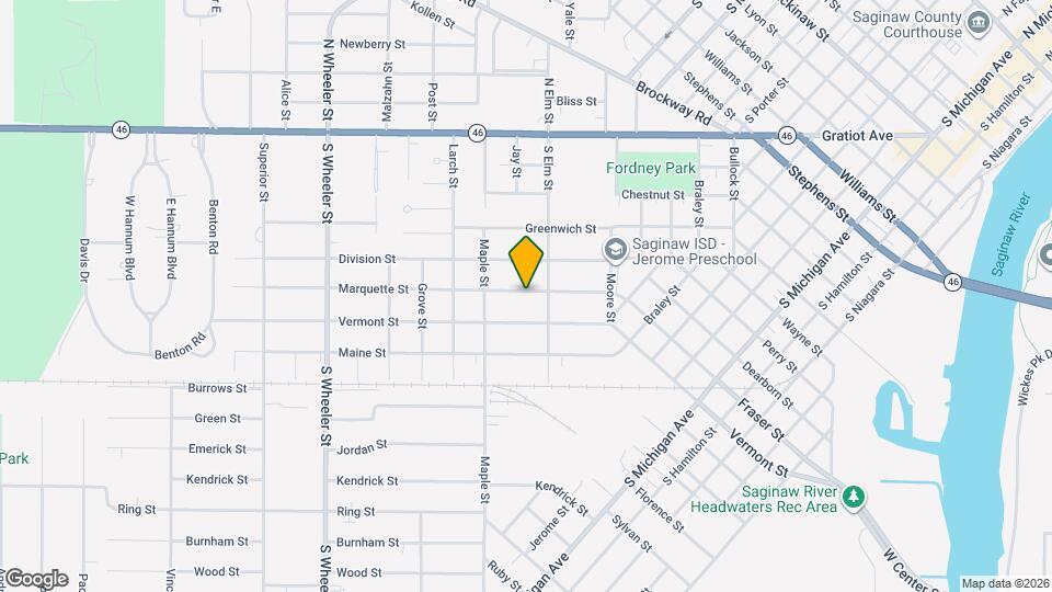 1523 Marquette St Map and Location Details