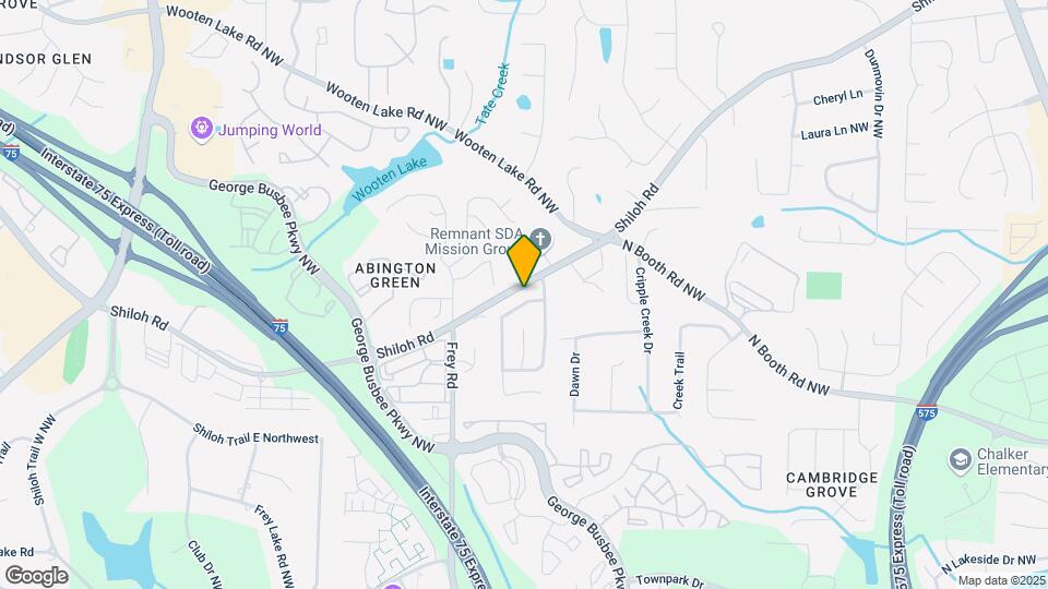 890 Shiloh Ridge Run NW Map and Location Details